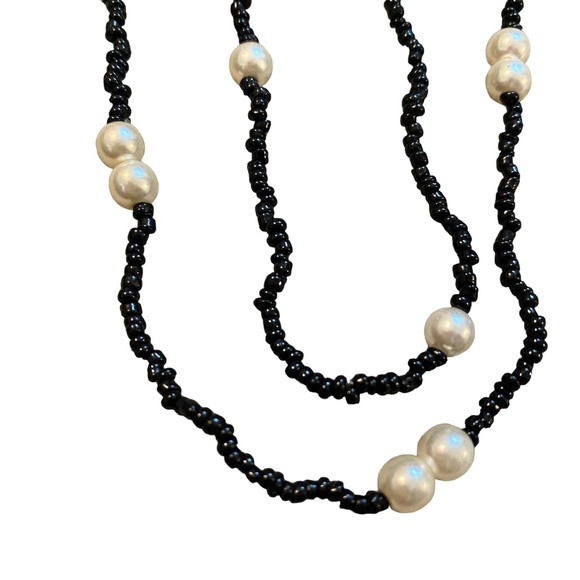 Handmade Bead Pearls Necklace - Picture 1 of 1